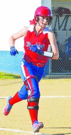 Junior Aubrey McFarland has been one of the keys to success this season for the Peebles Lady Indians. Photo by Mark Carpenter