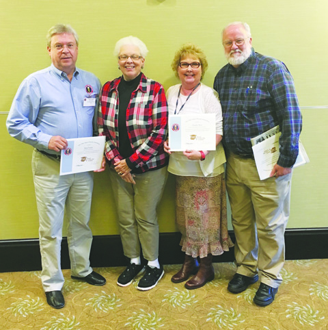 From left, Rick Foster, Kathleen Stacy, Charlie Bess, and Dave McFarland.