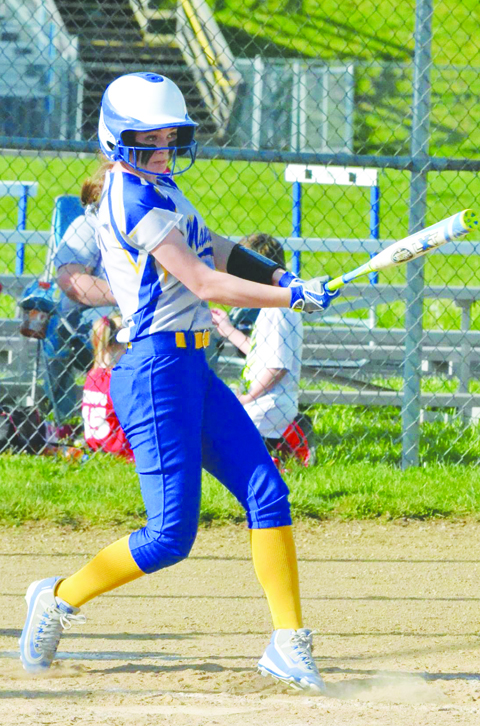 Manchester sophomore Katie Sandlin earned Division IV Honorable Mention All-District recognition.
