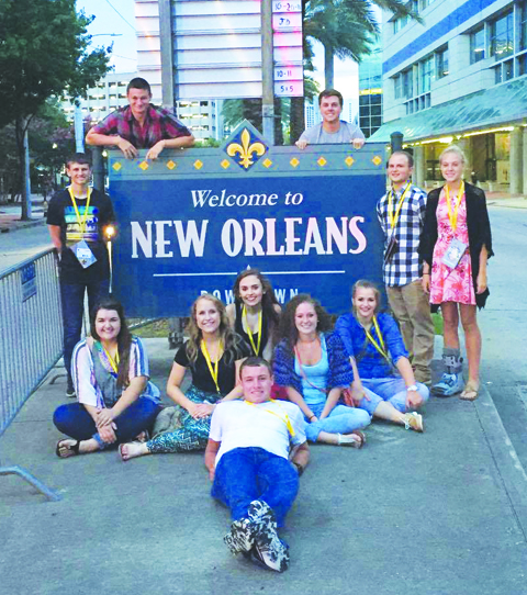 These members of the North Adams High School Beta Club recently competed in the National Convention in New Orleans.