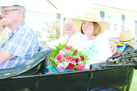 Kenneth and Sharon Corrill West, right, served as Grand Marshals of the 2016 Winchester Homecoming Festival Grand Parade.