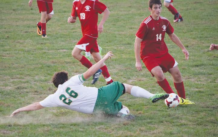 The young and aggressive squad of the West Union boys soccer team, under the guidance of head coach Kevin Hunter, took to their home field on Wednesday, Oct. 5 to face off with the Fairfield Lions in a Southern Hills Athletic Conference contest. The game was tight, tense, and physical from start to finish as neither team played exceptionally well, but the Dragons ended up playing just well enough to win. All of the scoring came in the first half of the game, with the Dragons going on top 2-0, getting goals from the new-look Andre Wolke and from Nathan Greene. The Lions managed to get one past West Union keeper Chase Cumings, who then relinquished those duties in the second half to Greene. The second 40 minutes of action might not have gone on any soccer instructional videos, but what was important was that the Dragons did just enough to keep the Lions from getting any good scoring opportunities and held on for the one-goal victory. “We are happy with the league win,” said Coach Hunter. “We showed moments of greatness and then 30 seconds later, they became moments of shame. We will see how well our boys play after getting some constructive criticism.” The answer to Hunter;s question was to come rather quickly as the Dragons were back in action on Thursday, Oct, 6, this time on the road at Portsmouth West in non-conference action. Another big test comes to finish the regular season for the Dragons, as they travel to North Adams on Oct. 14 to close out the regular season and SHAC season. The Green devils only managed to top West Union 1-0 in their earlier meeting, so the Oct. 14 game should be a real thriller for both sides.