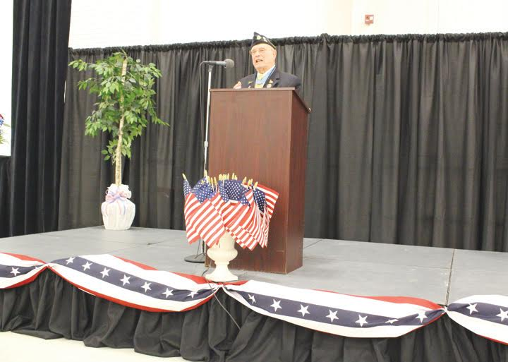 The featured speaker at last week’s Veterans Day program at GE in Peebles was World War II Medal of Honor recipient Herschel “Woody” Williams.