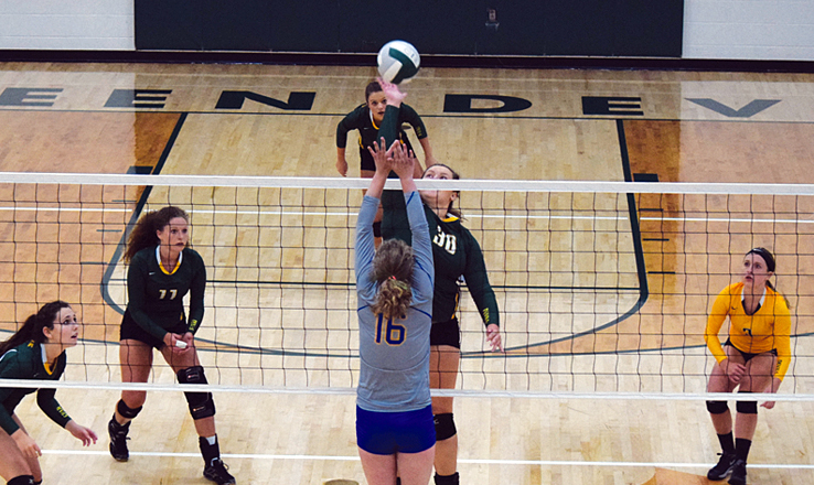 The final match up in last Friday night’s SHAC Volleyball Preview saw the host team, the North Adams Lady Devils, battling the Lady Hounds of Manchester.