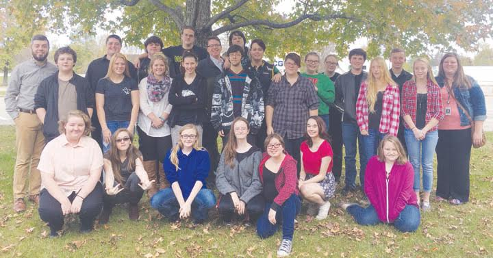 Students in Mr. Neil DeAtley's Music Culture class at West Union High School recently traveled to the Aronoff Center in Cincinnati to participate in a multi-genre opera event.