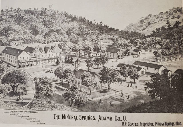 Mineral Springs, in its heyday, was a booming community founded upon the healing qualities of its mineral waters. (Provided)