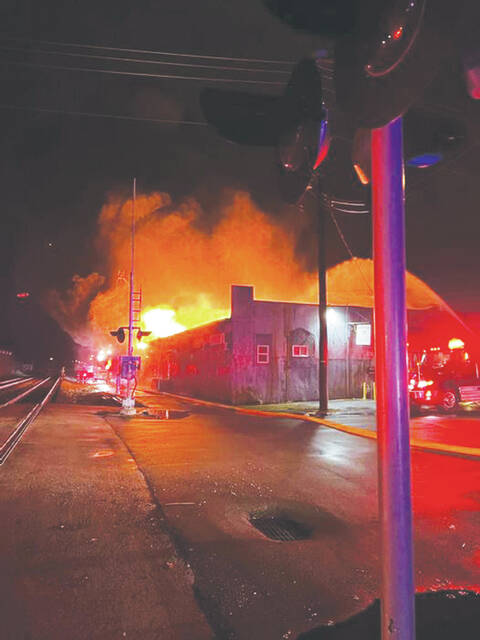 The iconic Maysville Roller Rink burned Thursday night and into Friday morning.