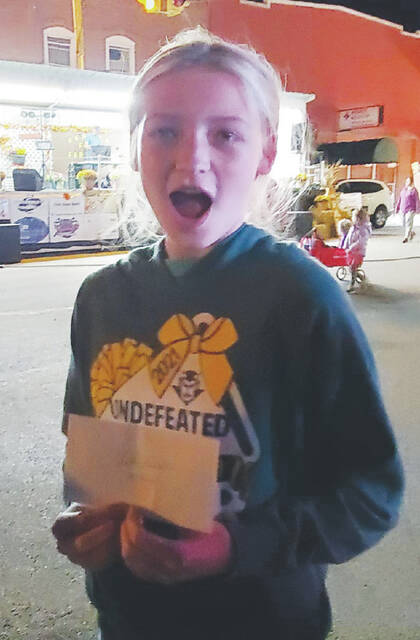 Youth Karaoke Winner- Riley Kirker (Photo provided)