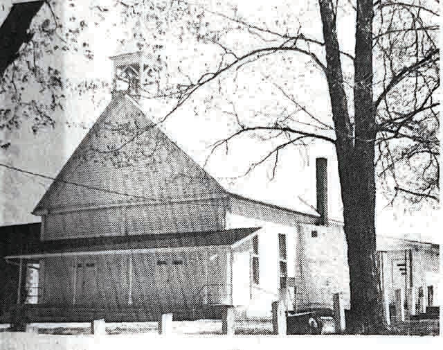 Shown is CA 1890 and a contemporary view of the Locust Grove United Methodist Church. Thanks to Mrs. Harry Reed & H. Johnson Jr, for their assistance with this article.