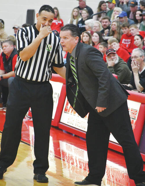 With a 21-0 record to this point, Coach Rob Davis and his North Adams Lady Devils are the #1 seed in the Southeast District Division III Sectional Tournament. (Photo by Mark Carpenter)