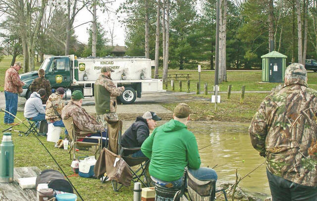 The ODNR has announced that after 2023, trout will no longer be stocked into Adams Lake. (Photo by Tom Cross)