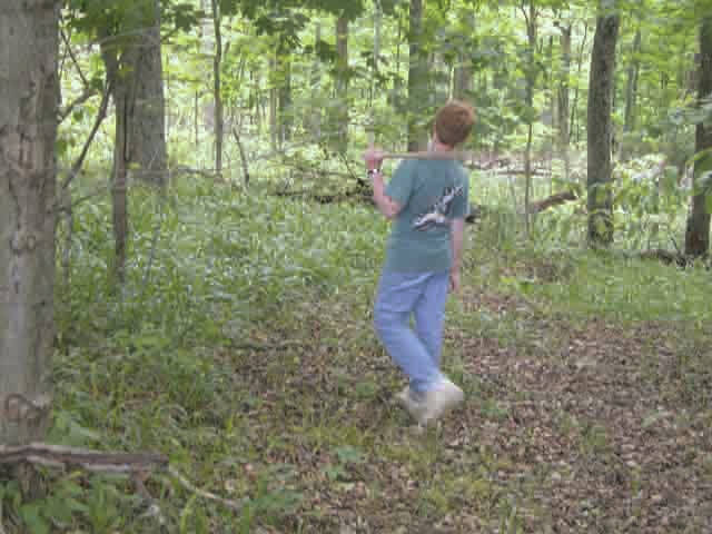 A close connection with nature can be healing, comforting and relaxing for children. (photo by Barb Loeffler)