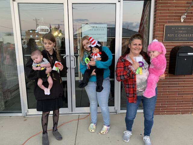 Costume Winners 0 - 23 months: 1st - Xyla Francis; 2nd - Daelynn Long; 3rd - Brian Preston