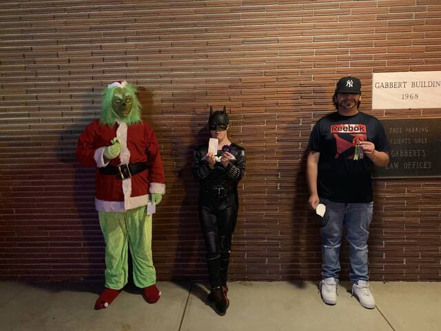 Costume Winners 13 - 15 years: 1st - Dallas (No last name provided); 2nd - Gabe Stewart; 3rd - Diego Buschard Diaz