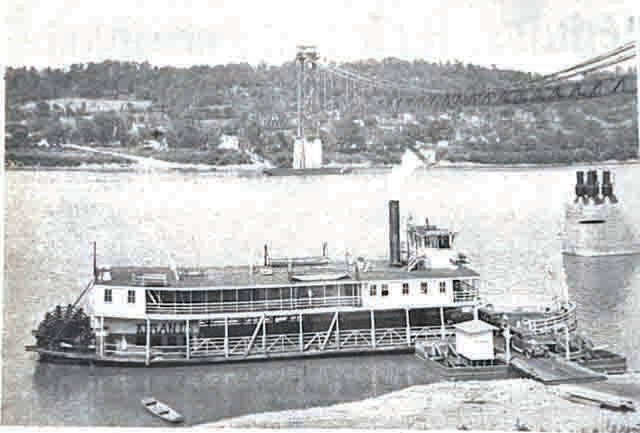 130380623_web1_Archives2-21-24
Shown this week is the Kiwanis ferry on the Maysville shore with Aberdeen in the background. This photo was taken about 1930 and shows the Maysville-Aberdeen bridge under construction. The Kiwanis served the east end of Maysville while the Laurance was operated on the west end of the village.