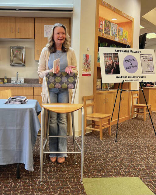 Stephanie Malcoms presentation at the North Adams Library. (Photo by Sherry Larson)