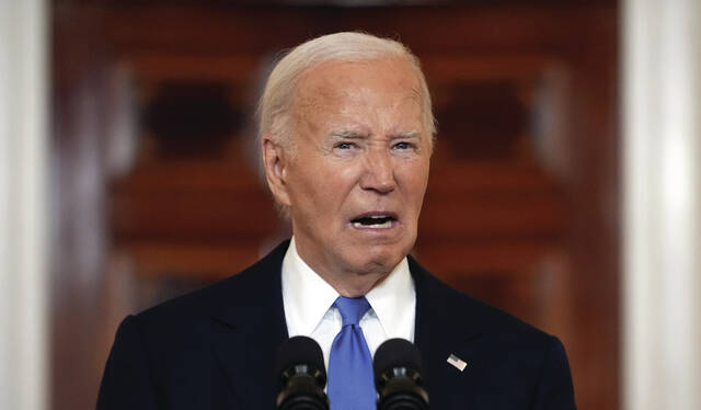 130775057_web1_Biden
In a Sunday, July 21 letter, President Joe Biden announced that was was dropping out of the 2024 presidential race. (AP Photo/Jacquelyn Martin)