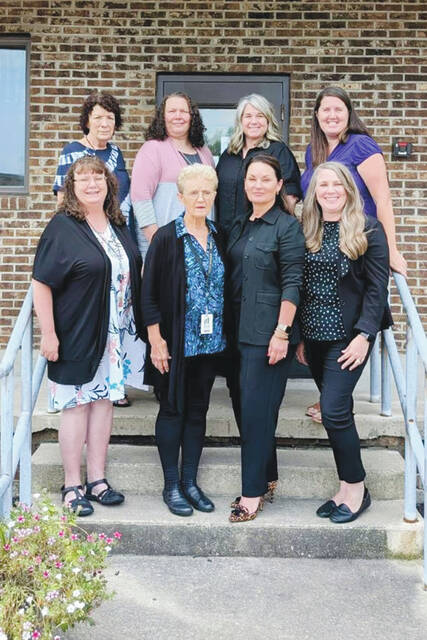 130791932_web1_Treasurer
ACOVSD Treasurers Department: Back row, from left, April Stapleton, Elizabeth Shoemaker, Noelle Kell and Rebecca Simmers; Front row, from left, Mary Beth Louderback, Connie Lykins, Sherri Spencer and Kayla Bowman (Photo provided)
