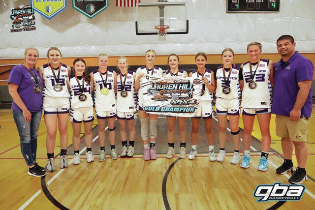 130890420_web1_CincyIce
Cincy Ice 2029, led by Head Coach Tim Carlier of Fayetteville and Assistant Coach Mackenzie Burns of North Adams, recently concluded one of their best seasons with a remarkable 43-3 record.