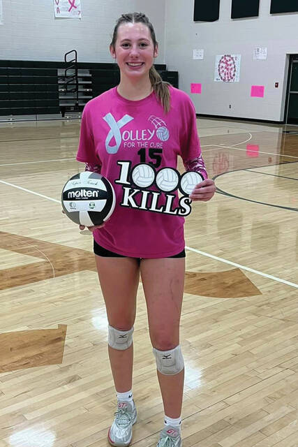 130967042_web1_Boerger-1000
North Adams senior Katelynn Boerger slammed home her 1,000th career kill in the Lady Devils win over Eastern Brown on October 3. (Photo provided)