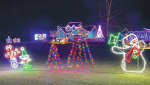 Huntley Christmas Display lights Up The night