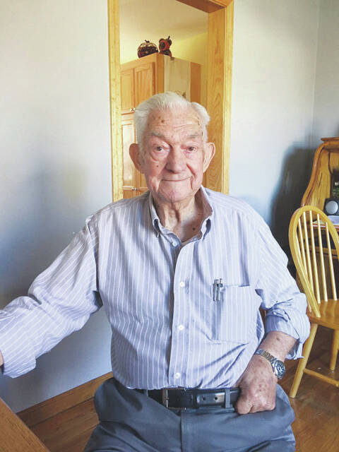 131354492_web1_Swearingen-at-91
Grover Swearingen at 91 years old. Swearingen was a POW for nine months during World WarII after the B-17 Bomber he was on board was shot down over Germany. (File Photo by Pat Beech)