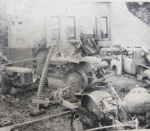 131405693_web1_Archive4-2
Shown above is a portion of the machinery which was lost in the $60,000 blaze which swept through Baxla and Willman Implement Company, Seaman, early Sunday morning.