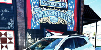 
			
				                                The training vehicle used by Vickies Driving Academy sits outside the Adams County Training Center, where the school has operated for more than a year and continues to expand its services for local students. (Submitted photo)
 
			
		