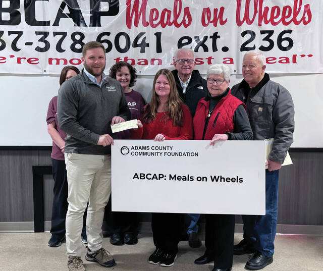 132006510_web1_Meals-on-Wheels
Pictured, from left, Robin Young, Paul Worley, Lisa Thompson, Elaine Cady, John Condon, Linda Stepp, Kent Gulley.