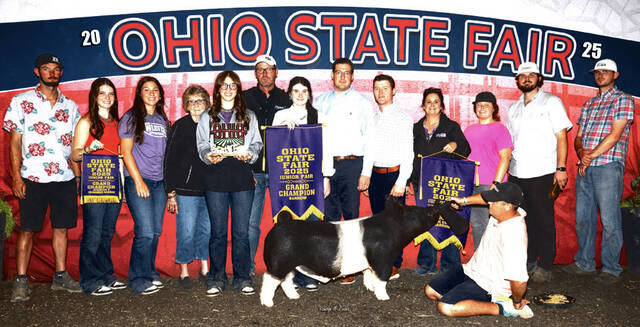 <p>Adams County found a reason to celebrate when Karlie Kennedy earned Grand Champion Market Barrow at the 2025 Ohio State Fair.</p>