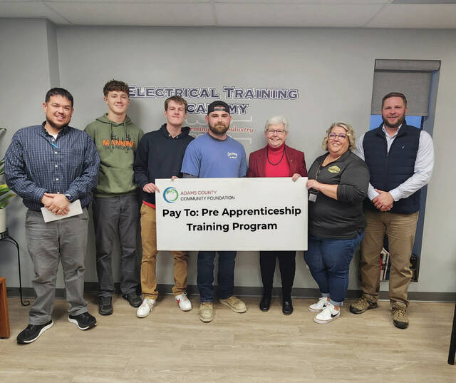 132048814_web1_Apprentice
Pictured, from left, Matt Louanglath, Connor Young, Kash Hayslip, Ethan Unger-Sparks, Linda Stepp, Dana Gallaher, and Paul Worley. (Photo provided)