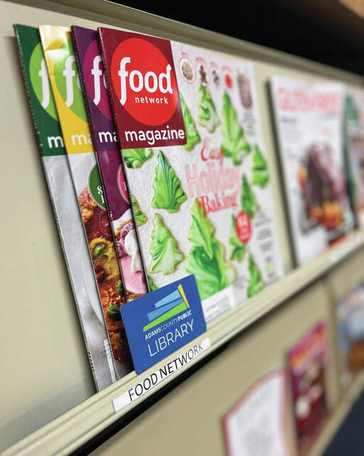 132069426_web1_Library-3
Did you know you can check out magazines at the library, just like books? With your library card, you have access to popular titles, such as the Food Network Magazine, packed with delicious inspiration. Weve got you covered, from decadent recipes that satisfy your sweet tooth to tips for eating healthy. Stop by the library, grab a magazine, and bring a little flavor into your day.