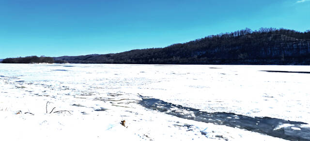 Ice returns to the Ohio River as bitter cold grips Adams County