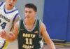 Green Devils stifled at Eastern
North Adams junior guard Thaddeus Moore led the Green Devils with 10 points in their February 14 loss at Eastern brown. (Photo by Mark Carpenter)