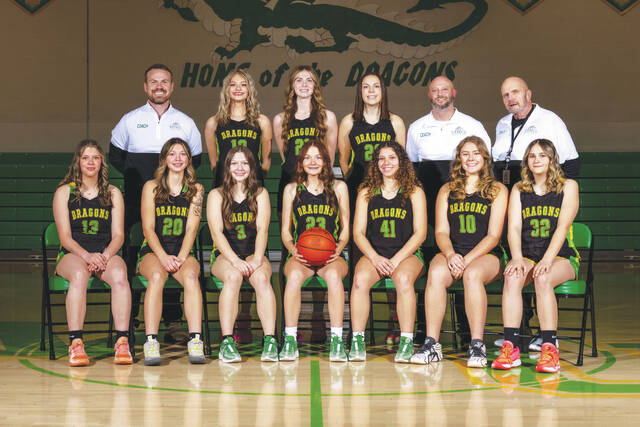<p>The 2025-26 version of the West Union Lady Dragons finished their season with a winning record of 12-11. (Photo courtesy of Robby B. Media) </p>