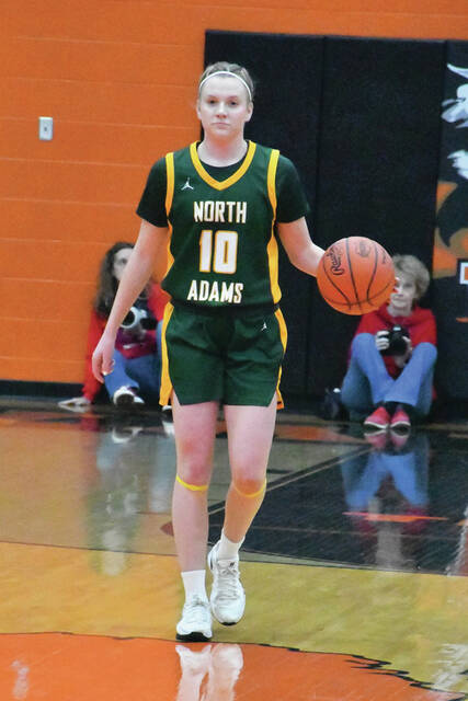 Tenzlee Burns, North Adams High School (Photo by Mark Carpenter)