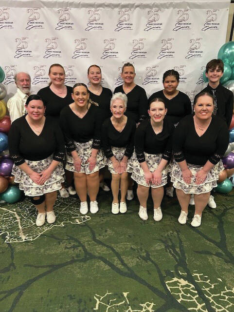 Front row, from left, Beth Olds, Veronica Hayslip, Evie Poe, Alexis Marshall and Eliza Marshall; Back row, from left, Bob Johnson, Molly Fields, Harley Courtney, Melinda Stroup, Myla Olds-Stewart and Colton Meade. (Photo provided)
