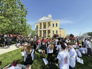 Students Llad first DFCA Rally in Adams County