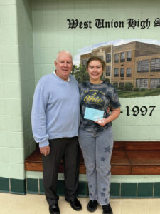 WUHS seniors seceive Susan Hattan Harper Memorial Scholarships