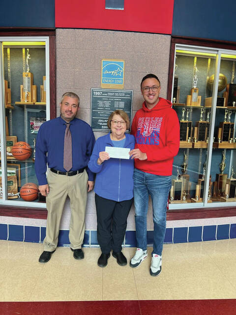 From left, Ty Stephens, Linda Worley and Brandon Stroup.