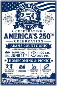 ’America 250” celebration in West Union June 13