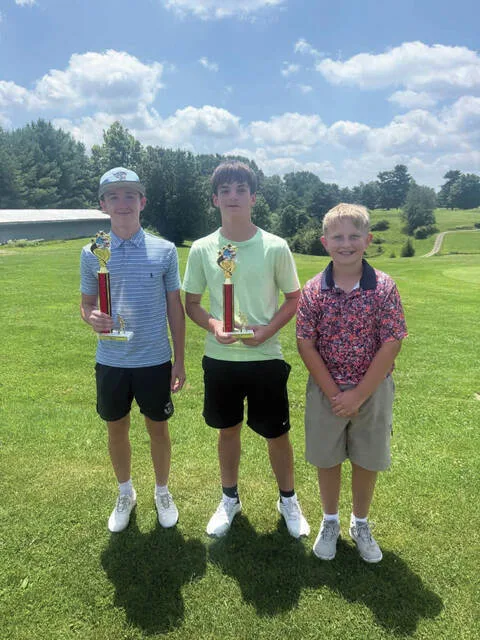 Boys 11:13: First- Beau Barnhart; Second- Talen Miller; Third- Eli McCann