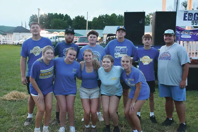 Manchester High School- Barnyard Olympics fourth Place (Photo by Mark Carpenter)