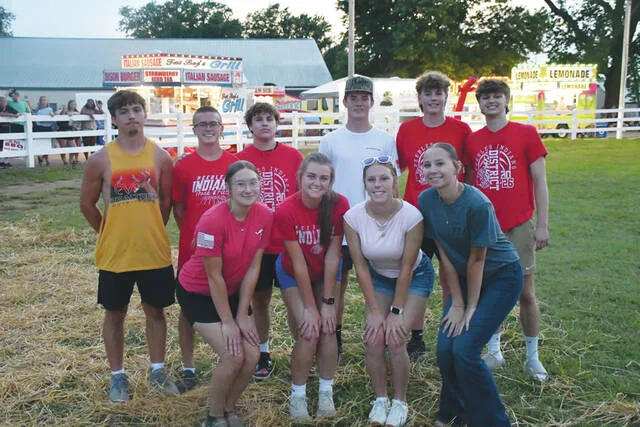 Peebles High School- Barnyard Olympics Third Place (Photo by Mark Carpenter)