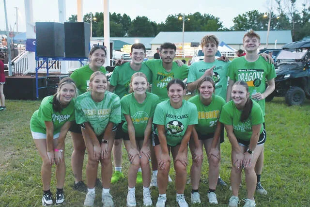 West Union High School- Barnyard Olympics Second Place (Photo by Mark Carpenter)