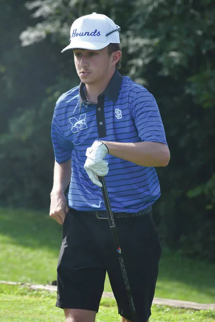 Manchesters Brayden Palmer carded a 74 at last weeks Adams County Cup to finish as the individual runner-up, one stroke off the lead at the 2026 Adams County Cup Tournament. (Photo by Mark Carpenter)